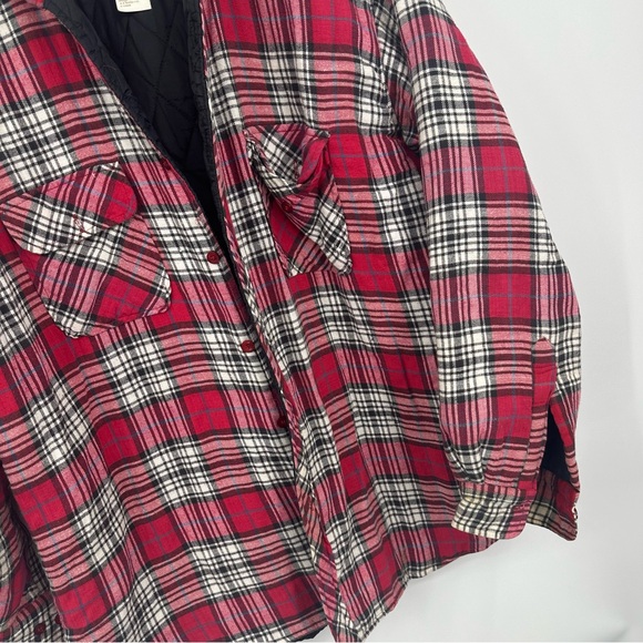 Ozark Trail Red Plaid Shacket Size XL Fall Cozy Lumber Jack Look Oversized - Picture 2 of 7